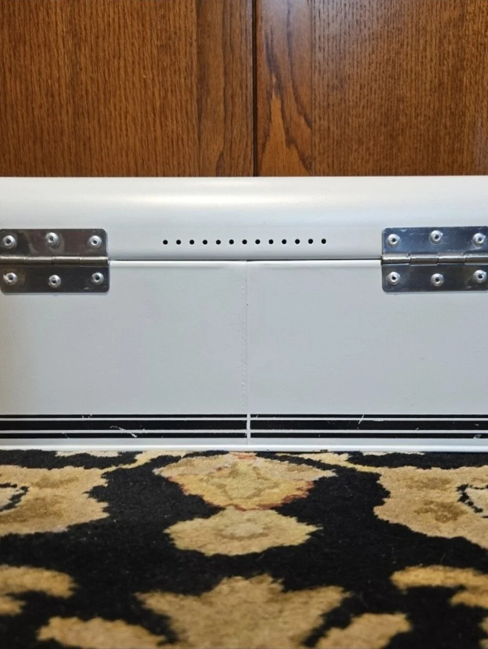 Kirklands Home Metal Bread Box